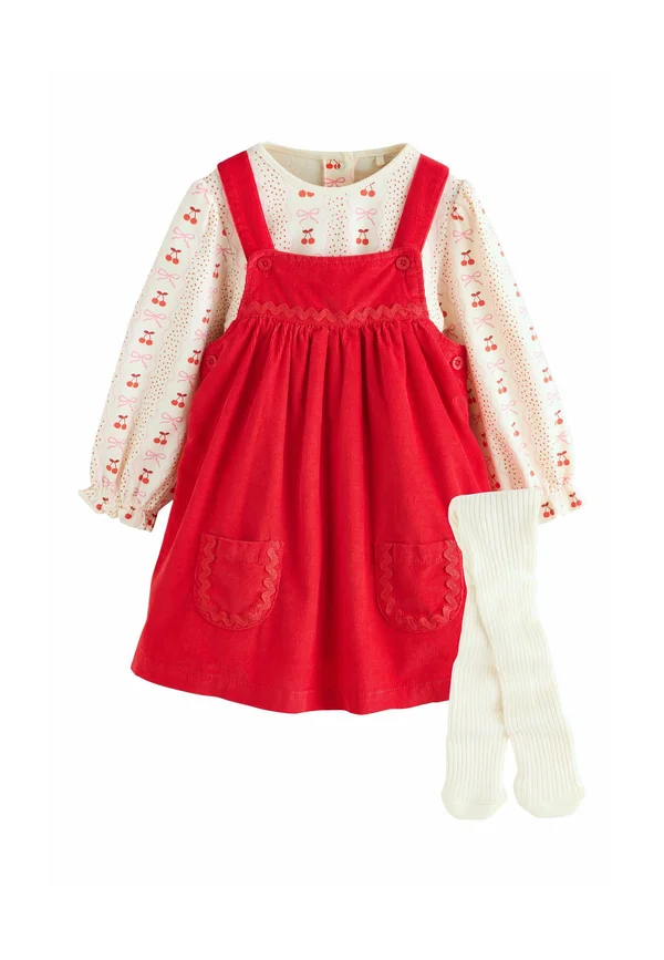 REGULAR FIT -  PINAFORE SET - Body - red bow