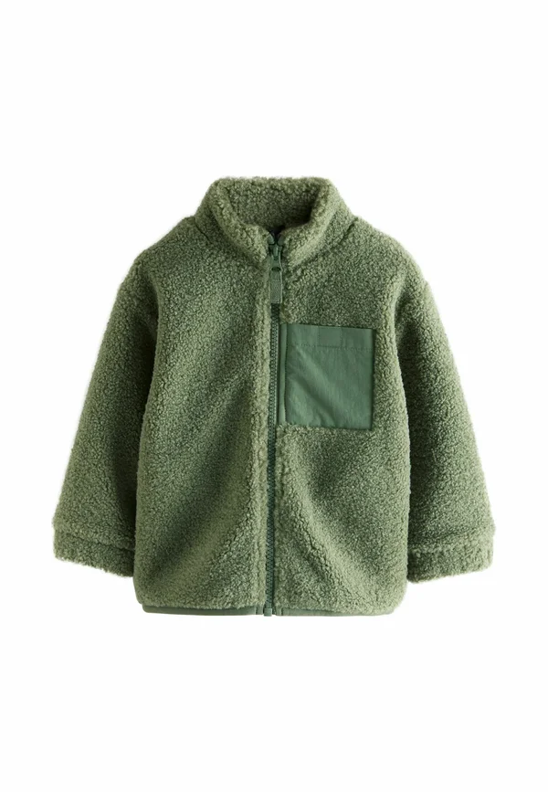 REGULAR FIT PLAIN FUNNEL NECK  - Fleecejacke - minerals