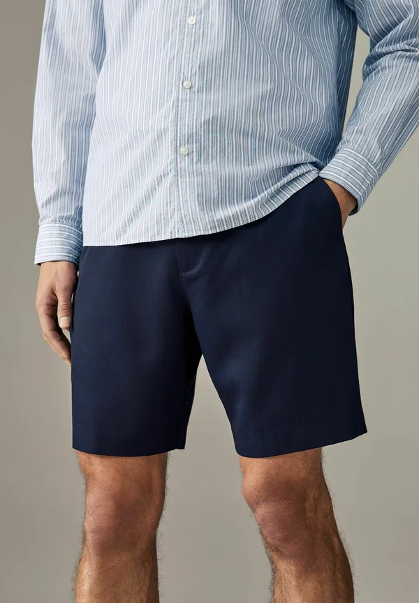 REGULAR FIT - PLAIN SMART - Shorts - navy