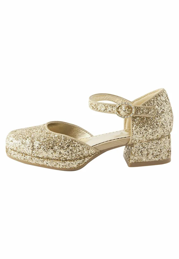 REGULAR FIT - Plateaupumps - gold glitter