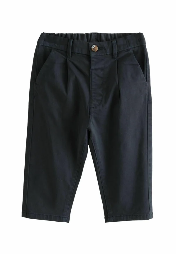 REGULAR FIT - PLEAT FRONT STRETCH - Stoffhose - navy