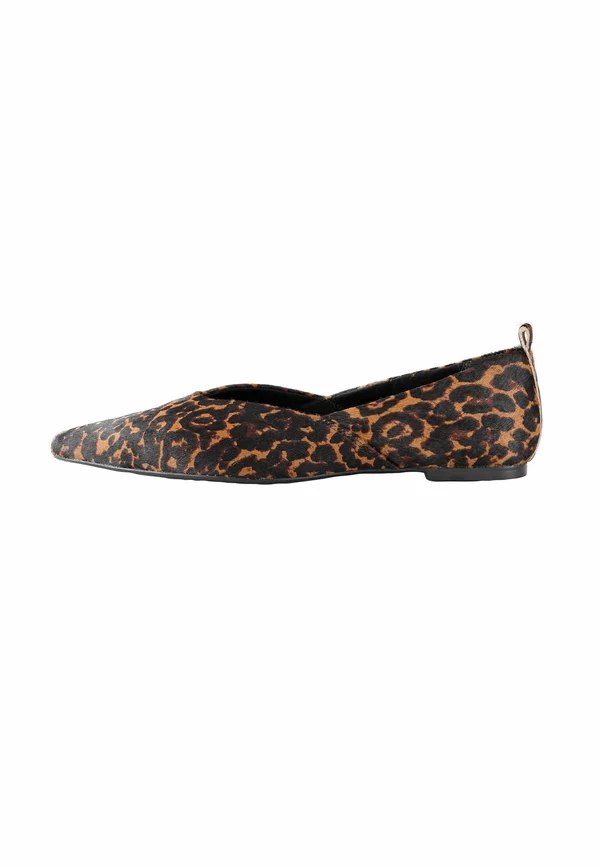 REGULAR FIT POINTED TOE - Klassischer Ballerina - new leopard