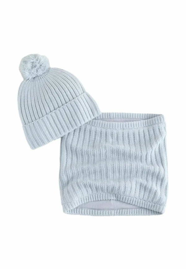 REGULAR FIT POM 2 PIECE SET  - Mütze - charcoal grey