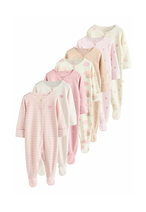 REGULAR FIT - POPPER 7 PACK  - Strampler - pink