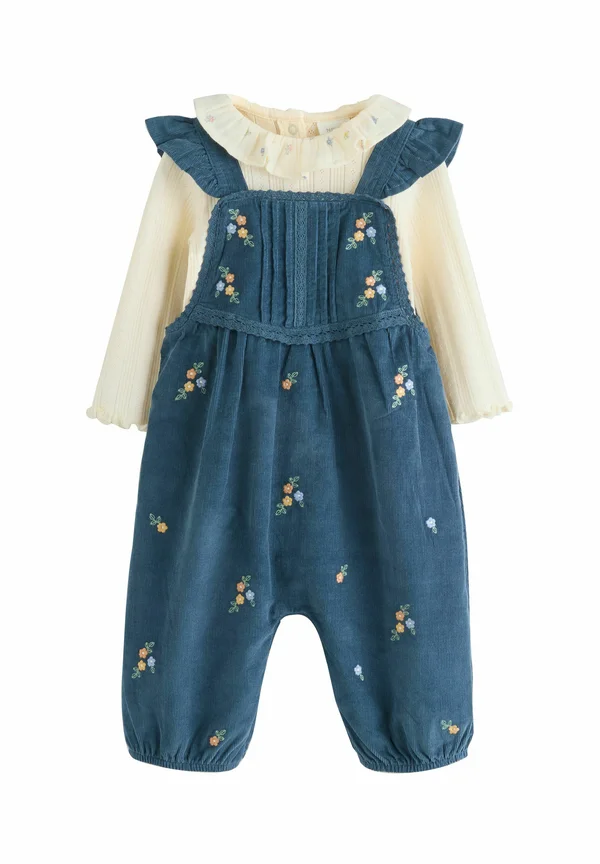 REGULAR FIT - PRINT LONG SLEEVE 2 PIECE SET - Body - navy embroidered