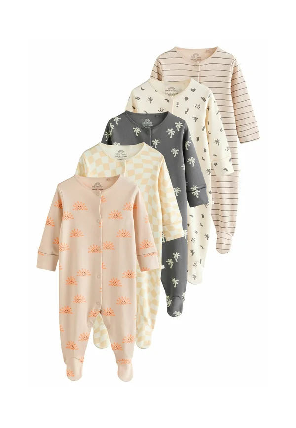 REGULAR FIT - PRINTED 5 PACK - Strampler - monochrome