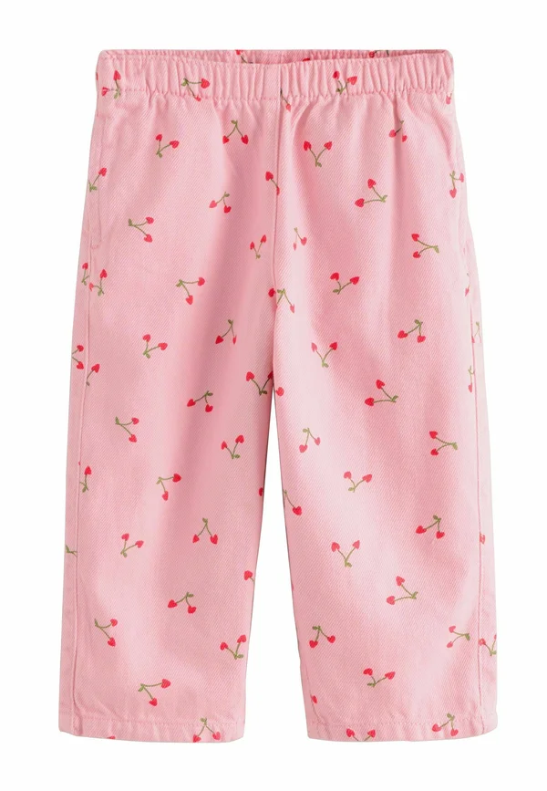 REGULAR FIT - PRINTED - Stoffhose - pink cherry
