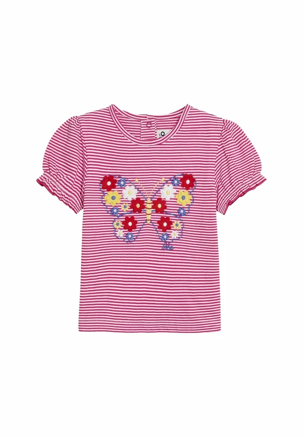 REGULAR FIT - PUFF SLEEVE - T-Shirt print - fuchsia pink applique