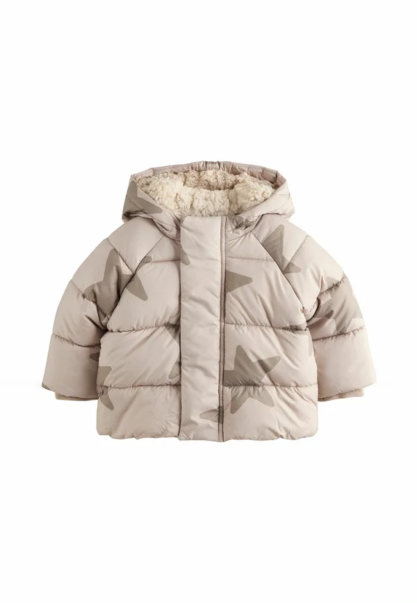 REGULAR FIT PUFFER - Winterjacke - natural star all over printed