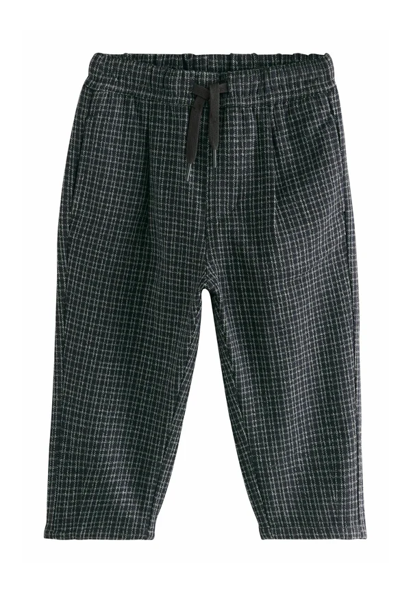 REGULAR FIT- PULL ON SMART - Stoffhose - black/grey