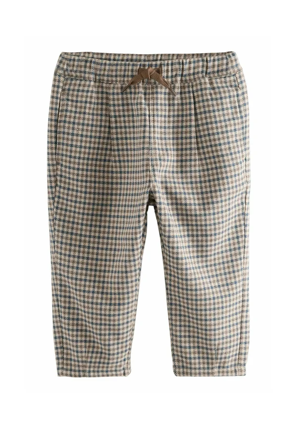 REGULAR FIT- PULL ON SMART - Stoffhose - neutral blue check