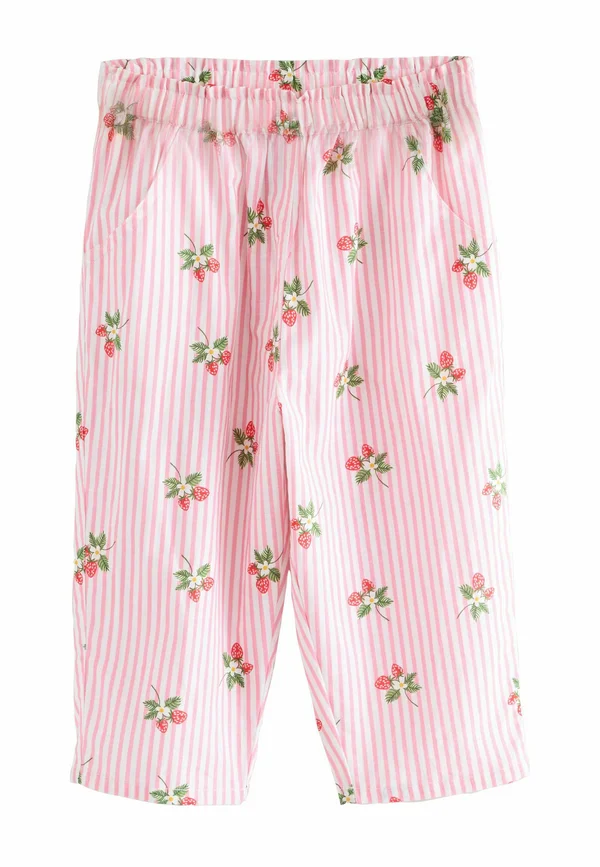 REGULAR FIT - PULL ON - Stoffhose - pink strawberry print