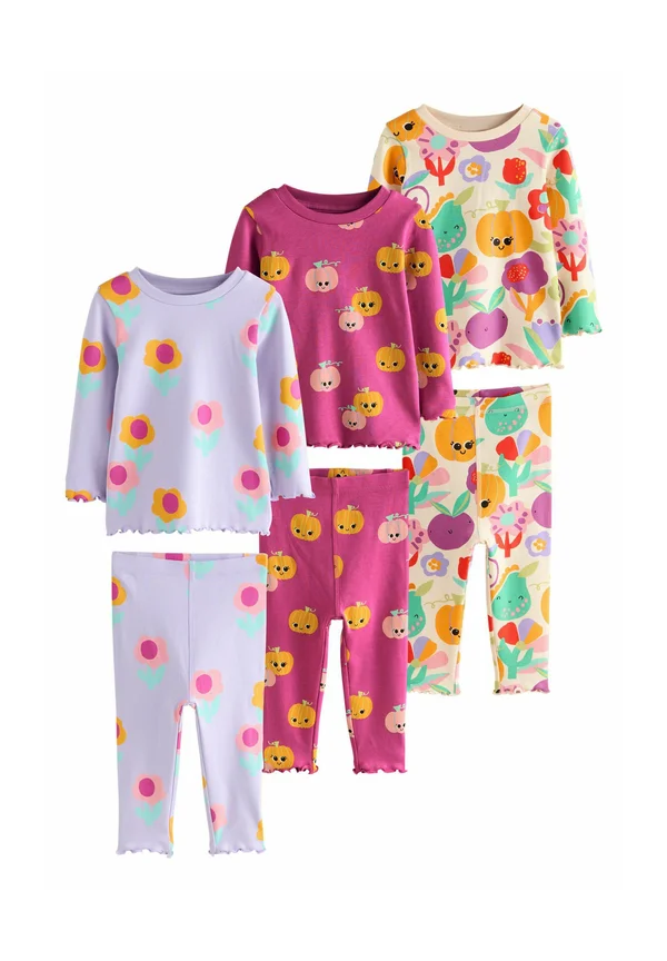 REGULAR FIT - PUMPKIN SNUGGLE 3 PACK SET - Nachtwäsche Set - purple pumpkin print
