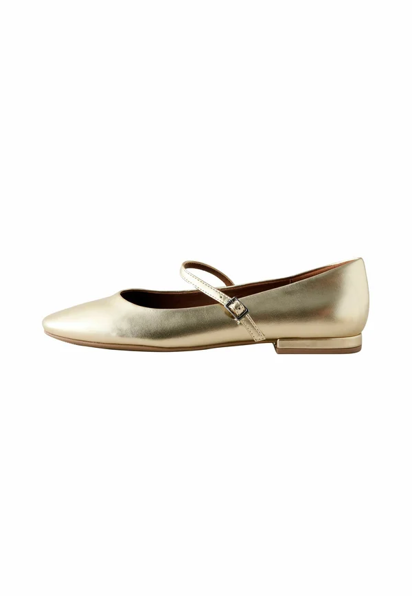 REGULAR FIT  - Riemchenballerina - new gold