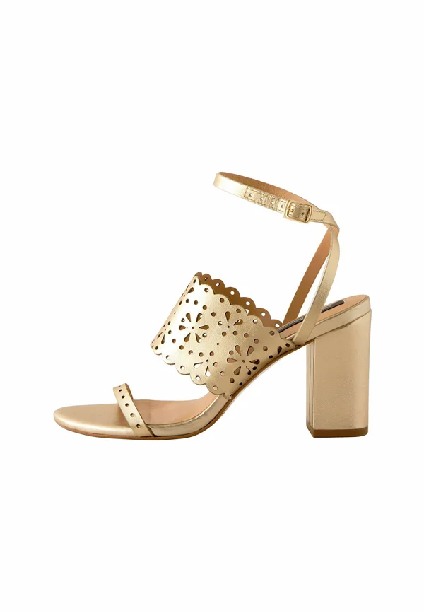 REGULAR FIT  - Riemensandalette - gold