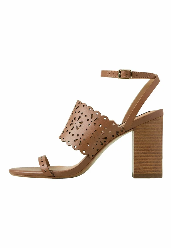 REGULAR FIT  - Riemensandalette - tan brown