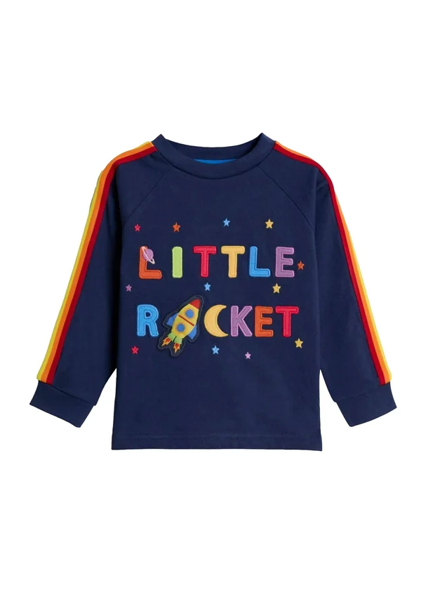 REGULAR FIT - ROCKET APPLIQUE  - Langarmshirt - blue