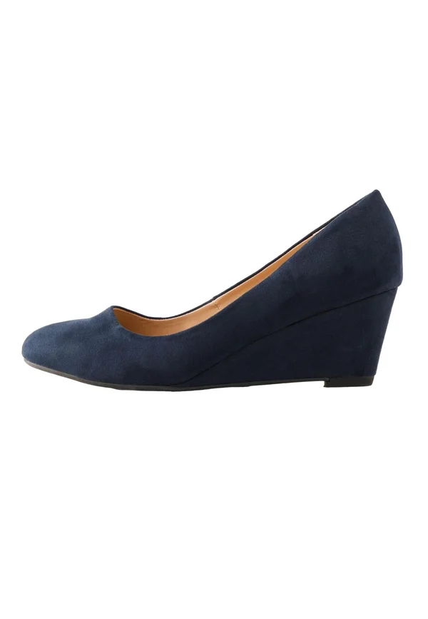 REGULAR FIT - ROUND TOE - Keilpumps - navy
