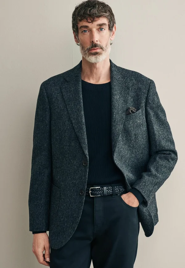 REGULAR FIT - Sakko - charcoal grey