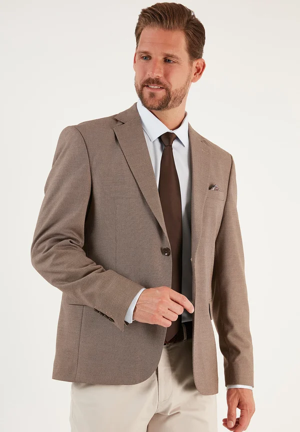 REGULAR FIT - Sakko - mink