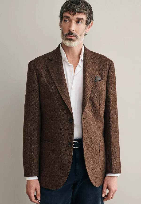 REGULAR FIT - Sakko - rust brown