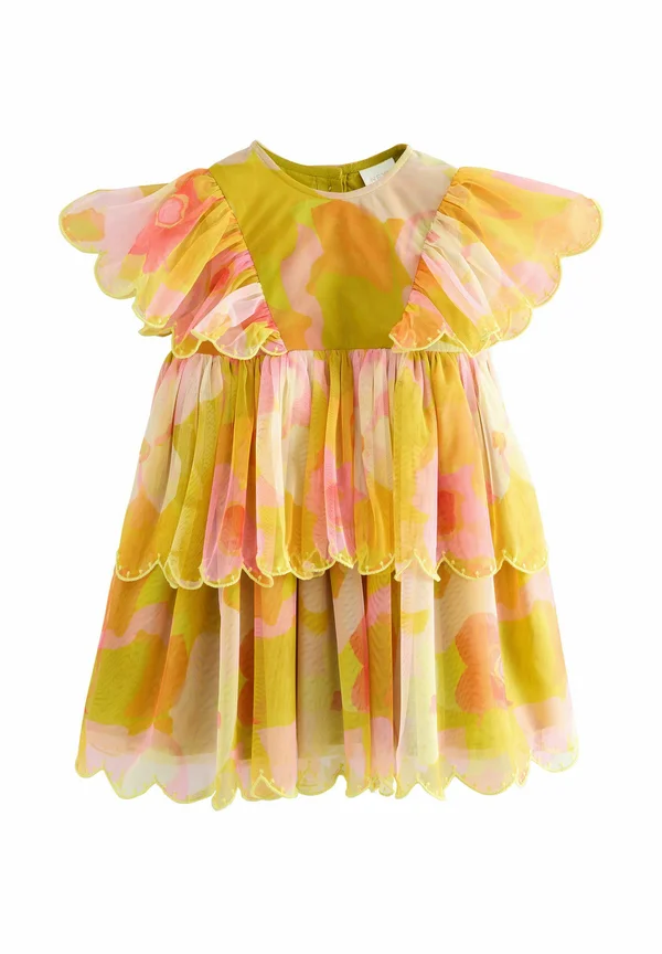 REGULAR FIT-SCALLOP - Freizeitkleid - print