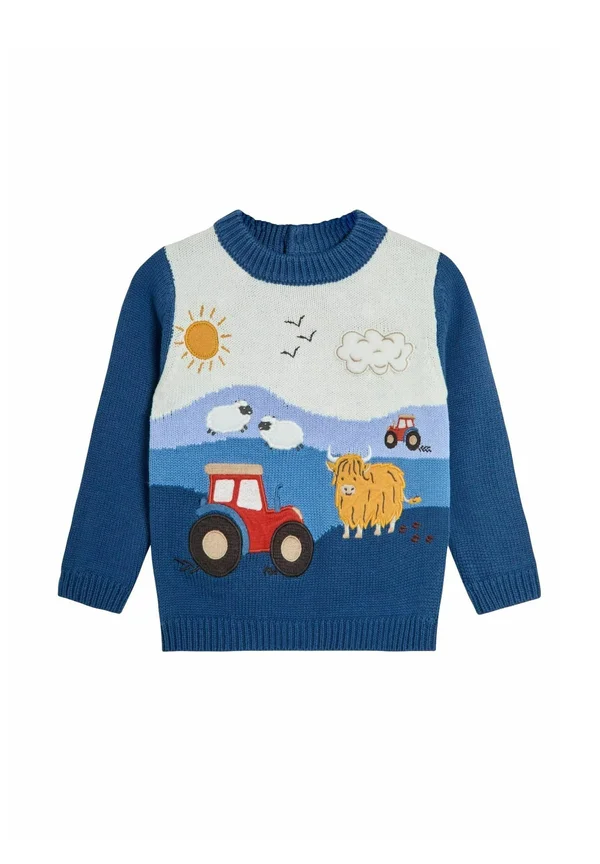 REGULAR FIT - SCENE - Strickpullover - blue