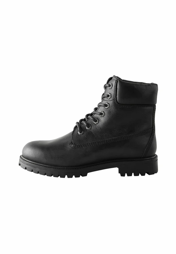 REGULAR FIT - Schnürstiefelette - black
