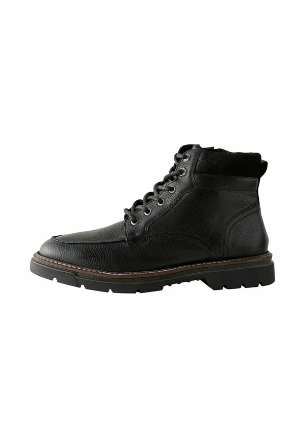 REGULAR FIT - Schnürstiefelette - black