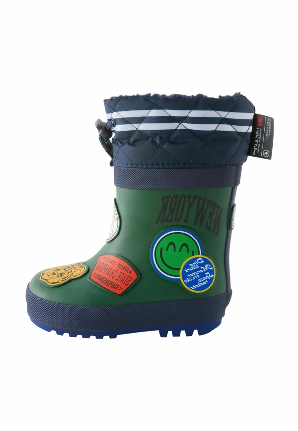 REGULAR FIT - Schnürstiefelette - dark green varsity badge