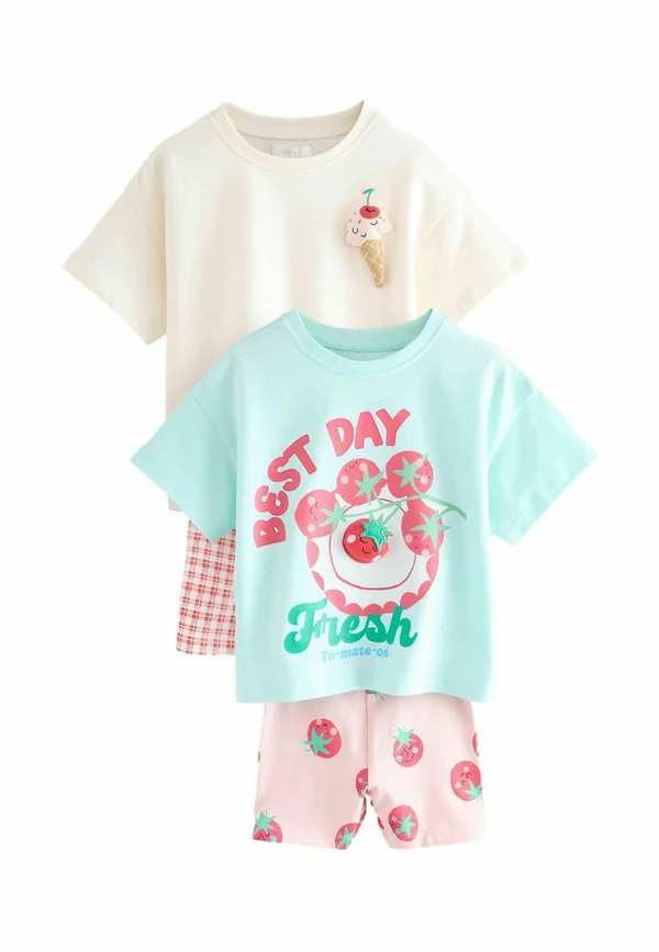 REGULAR FIT -  SET 2 PACK - Shorts - red picnic