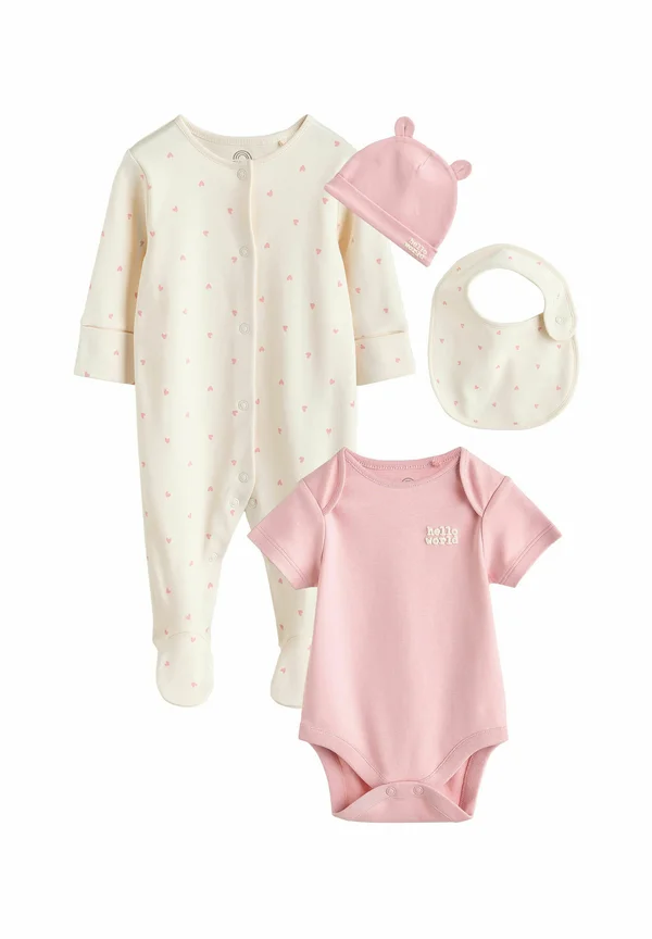 REGULAR FIT - SET 4 PIECE - Mütze - pink