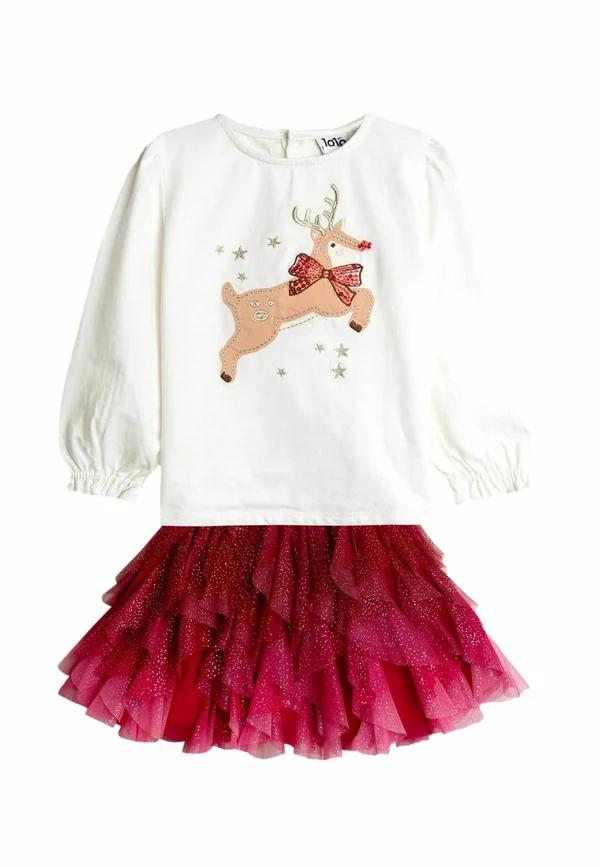REGULAR FIT - SET   - A-Linien-Rock - pink reindeer