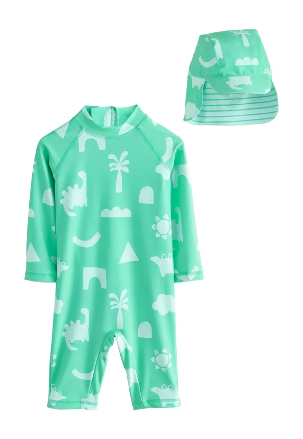 REGULAR FIT SET - Badeanzug - green