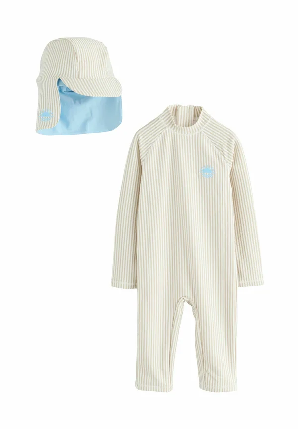 REGULAR FIT SET - Badeanzug - neutral stripe