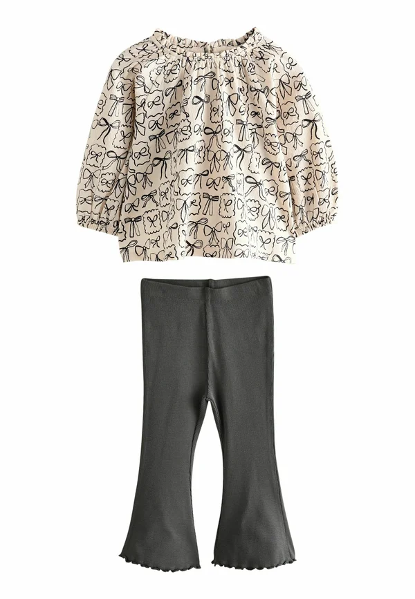 REGULAR FIT -  SET  - Bluse - black white bows