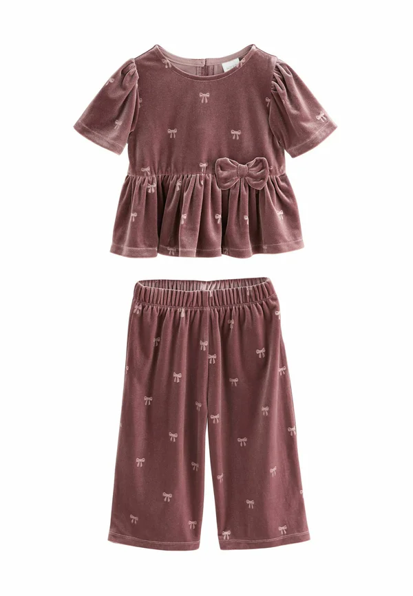 REGULAR FIT SET - Bluse - mink pink bow