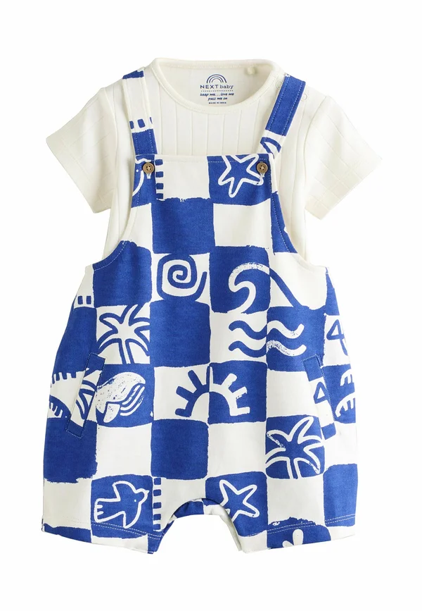 REGULAR FIT - SET - Body - blue checkerboard