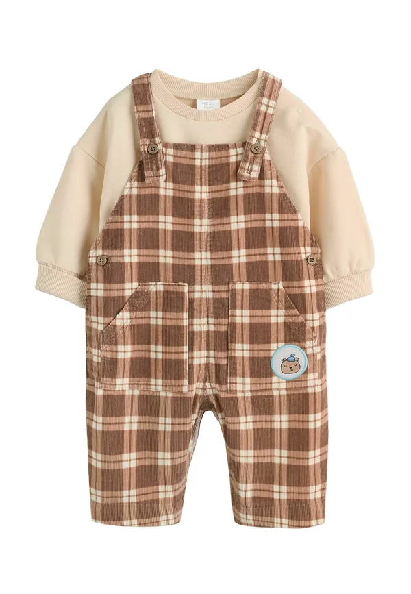 REGULAR FIT -  SET - Body - brown check