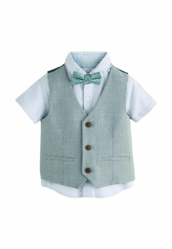 REGULAR FIT - SET - Hemd - sage green puppytooth
