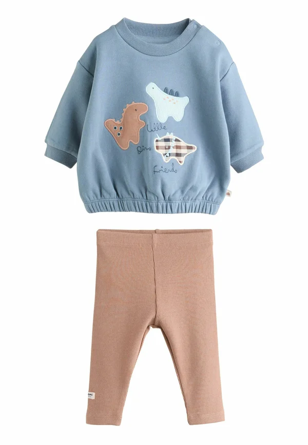 REGULAR FIT  SET  - Leggings - Hosen - blue dino