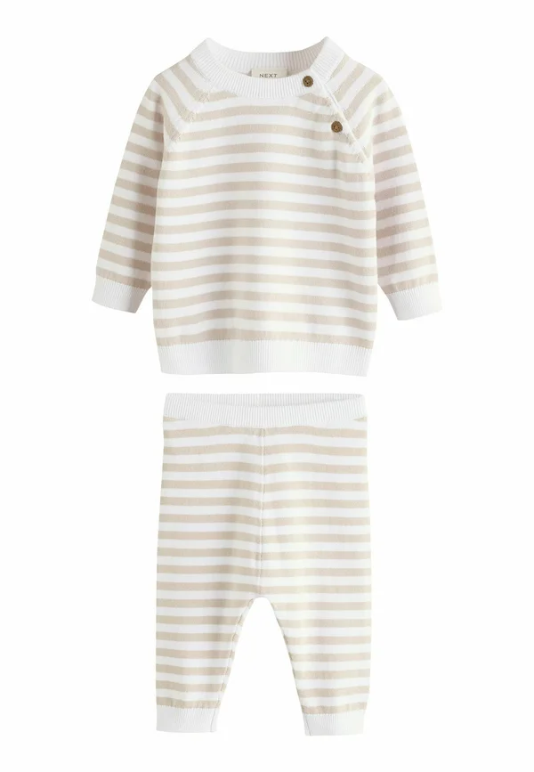 REGULAR FIT - SET - Leggings - Hosen - neutral stripe