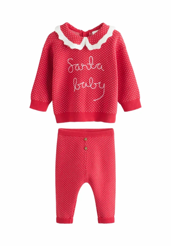 REGULAR FIT SET  - Leggings - Hosen - red santa