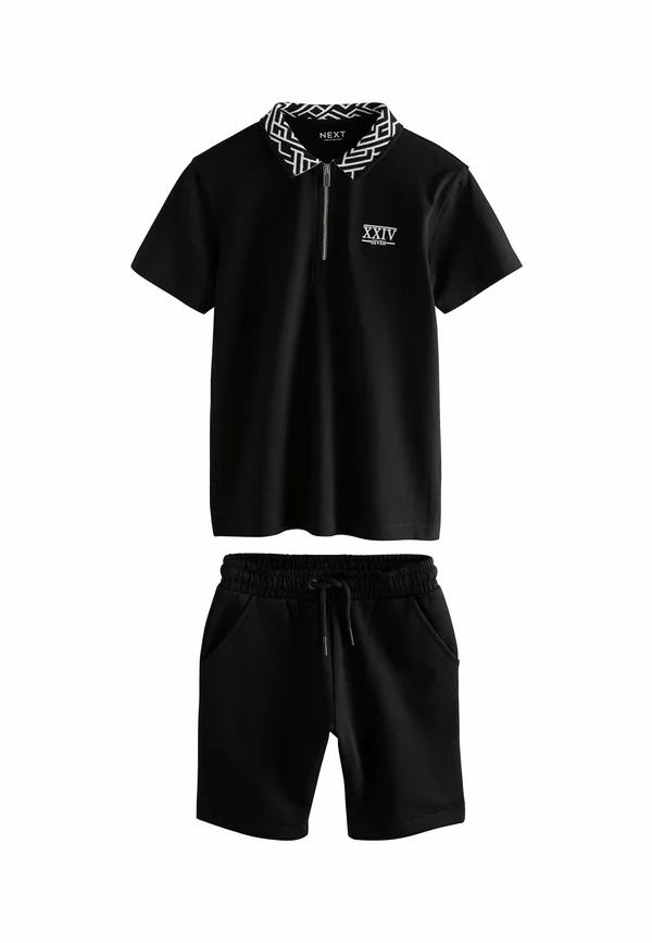 REGULAR FIT SET  - Shorts - black