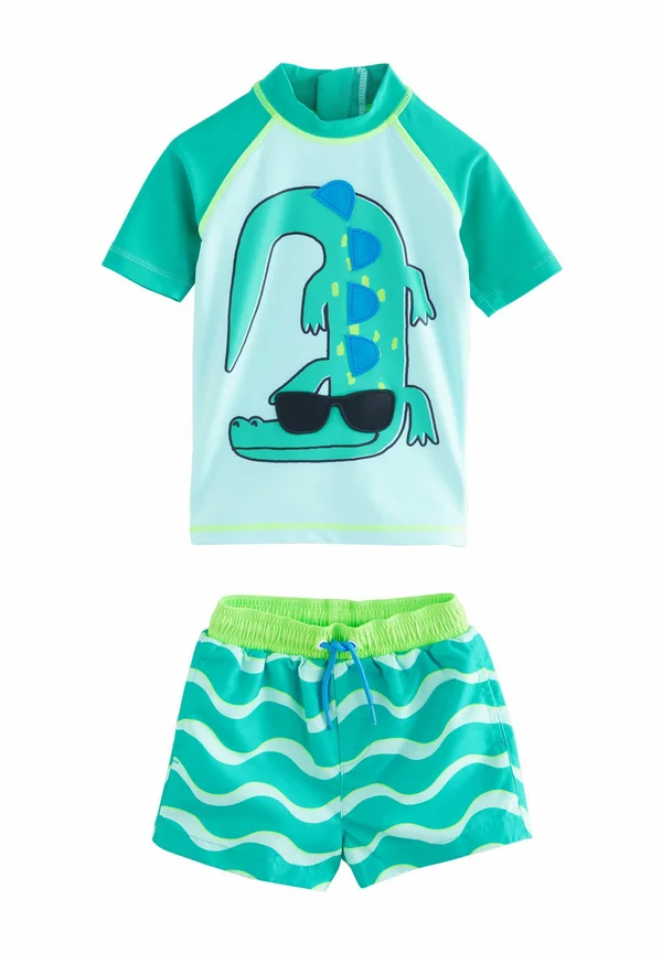 REGULAR FIT - SET - Shorts - green croc