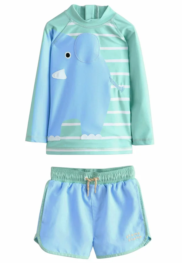 REGULAR FIT - SET - Shorts - mint green elephant