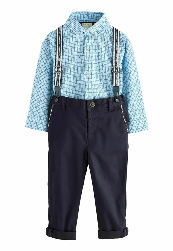 REGULAR FIT -SET  - Stoffhose - blue navy