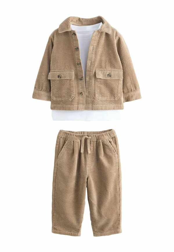 REGULAR FIT SET - Stoffhose - ecru