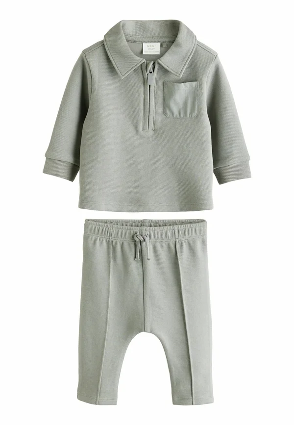 REGULAR FIT - SET - Stoffhose - grey