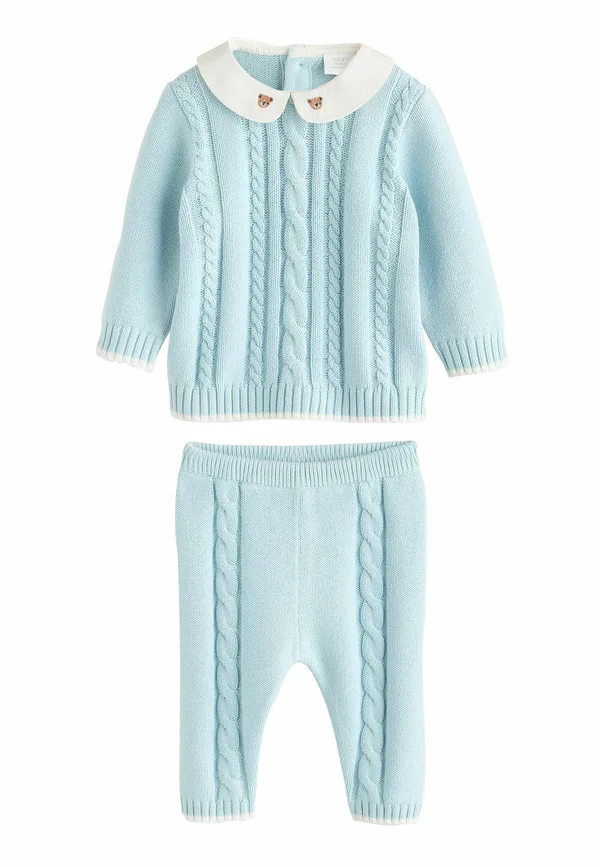 REGULAR FIT - SET - Strickpullover - blue